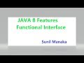 Java 8 Feature - Functional Interface