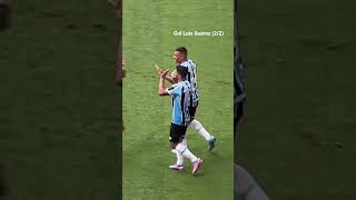 Gol Luis Suárez (2/2) - Grêmio 3x0 Aimoré - da arquibancada, 04.02.2023