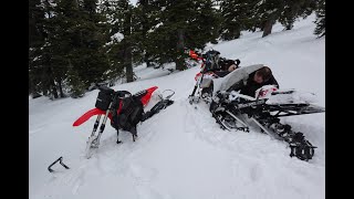 Snowbiking in Idaho