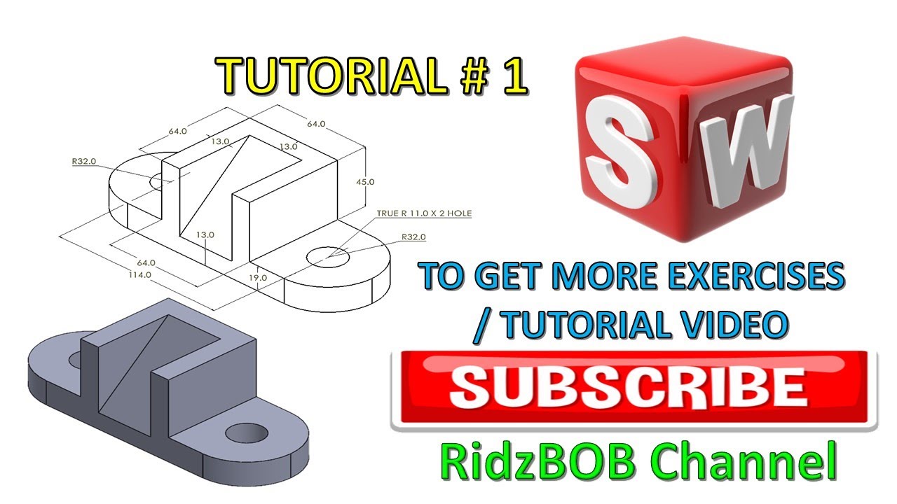 Solidworks Tutorial 1 Youtube