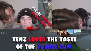 tenz kiss kyedae and love the bubble gum taste