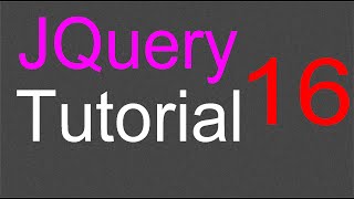 JQuery Tutorial for Beginners - 16 - replaceWith and remove