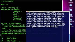 Python 23: Regexes: Quantifiers