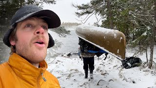 4 NIGHTS WINTER CAMPING IN THE BOUNDARY WATERS CANOE AREA