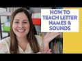 How to Teach Letter Names and Sounds // 3 fun letter names and sounds activities