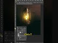 ps手绘灯光效果，制作亮灯效果。creating hand drawn lighting effects in photoshop to produce illuminated effects.