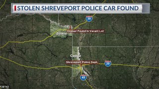 Investigation underway after stolen SPD patrol car found in Bowie Co.