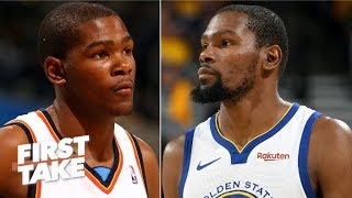 Kevin Durant has grown from an insecure kid to an assertive man – Max Kellerman | First Take