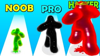 NOOB vs PRO vs HACKER in Blob Runner 3D (New Update)