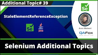 StaleElementReferenceException - Selenium Exception Type