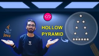 Hollow Pyramid Pattern in Java | Step-by-Step Explanation and Logic #java #patternprogram #code