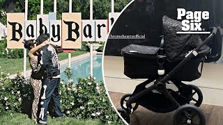 Kourtney Kardashian shows off gothic Chrome Hearts stroller for baby boy