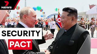 Russia and North Korea strike security pact | 7 News Australia