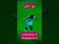 AFF - U 16 2022 gol di menit ke 2  Indonesia 9 - Singapura 0  #shorts