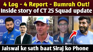 Inside story of India’s champions Trophy squad selection - will Bumrah play 1st IPL Game ? Siraj