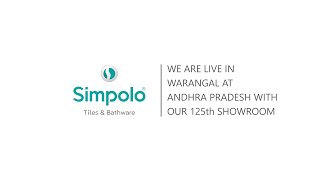 Simpolo's 125th Showroom grand launch in Warangal, Telangana !