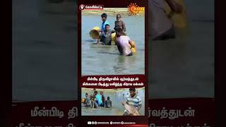 Kovilpatti 🦈fish hunting festivals : ஆர்வத்துடன் 🐟மீன்களை பிடித்து மகிழ்ந்த கிராம மக்கள் | #shorts