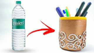 Pen Stand from Plastic Bottle | प्लास्टिक की बोतल से पेन होल्डर कैसे बनाये | #pen_stand