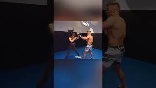 Dricus Du Plessis sparring Nina Drama at his training camp in Australia #shorts #UFC #mma