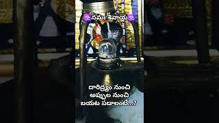 దారిద్ర్యం నుంచి అప్పుల నుంచి బయట పడాలంటే....?👆🕉 నమః శివాయ🕉🙏#omnamashivaya #haraharamahadev #shambo