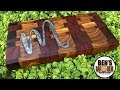 MAKE AN END GRAIN SERVING BOARD WITH RESIN INLAY MAKE AN END GRAIN SERVING BOARD WITH RESIN INLAY