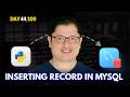 How to INSERT data in MySQL Table using Python 🚀 | Super Simple Method