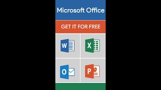 How to get Microsoft Office for free today!!