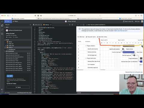 Setting up localization in a React Gantt chart