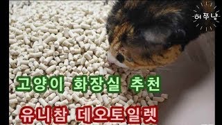 고양이 화장실 추천 유니참 데오토일렛