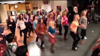 The Big Bang Theory FLASHMOB ON SET [HD]