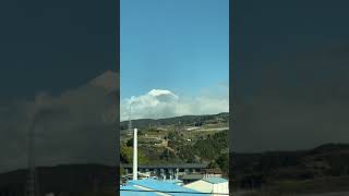 Mt. Fuji seen from the Shinkansen　　富士山　ふじさん　　Mount Fuji　新幹線から見た富士山