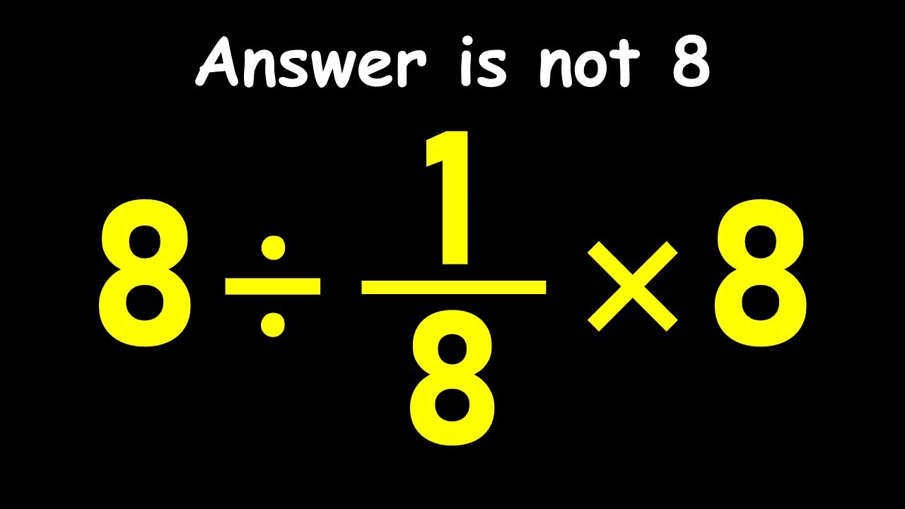 This Math Problem Tricks Everyone Youtube