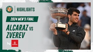 Alcaraz vs Zverev Final Highlights | Roland-Garros 2024
