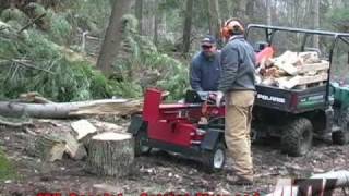 ATV Television Special - Cutting Firewood with Polaris, Swisher, and Stihl