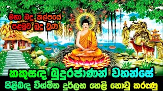 කකුසඳ බුදුරජාණන් වහන්සේ පිළිබඳ  හෙළි නොවූ විශ්මිත කරුණු