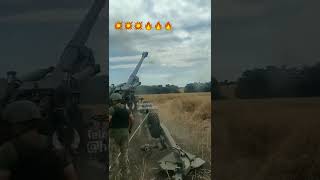 Estonian FH70 howitzer helps Ukrainians in battle 18.07.2022