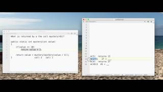 Recursive method trace with nested recursive call