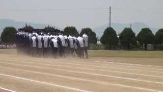 熊本県立熊本西高等学校　体育祭（体育大会）　体育コースの華麗なる演技 2014