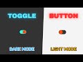 Master Light & Dark Modes: Build a Toggle Button with HTML, CSS & JavaScript! 💡🌓. #ByteBlazedev