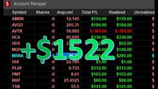 2020.03.19 Live Day Trading Vlog | Another Big Green Day Countertrending