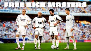 LEGENDARY REAL MADRID FREE-KICKS | Cristiano Ronaldo, Beckham, Roberto Carlos & Figo!