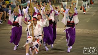 歌舞伎連阿波踊り2018南内町桟敷席 4K Awa Odori