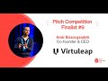 Amir Bozorgzadeh presents Virtuleap at the Brain Innovation Days Pitch Competition