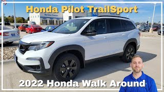 2022 Honda Pilot TrailSport Walkaround Review