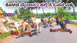 ಕೊಳಚಿ ಮೈದಾನ 2ಹಲ್ಲಿ \u0026 ಓಪನ ಎತ್ತು Kolachi maidan 2Halli\u0026open bull RAGHAVA BAILGADA SHARYAT Bulls Race