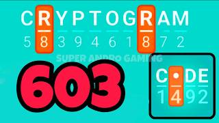 CRYPTOGRAM 603