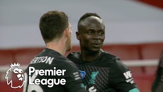 Sadio Mane strikes first for Liverpool v. Arsenal | Premier League | NBC Sports