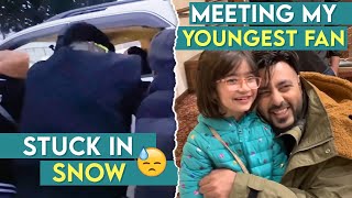 Badshah - We got stuck in snow | Cute Fan made my day | Vlog 04