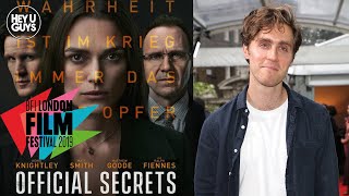 Jack Farthing Official Secrets Lff Premiere
