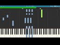 waltz no. 1 collapse by hikaru shirosu synthesia piano tutorial bestpianocla6